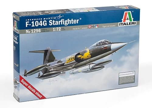 Go to product ITALERI 1296 - 1:72 F-104 G Starfighter