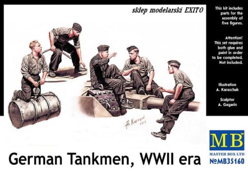 Go to product MASTER BOX 35160 - 1:35 German Tankmen WW II era