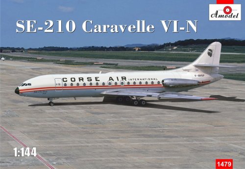 Go to product AMODEL 1479 - 1:144 SE-210 Caravelle VI-N