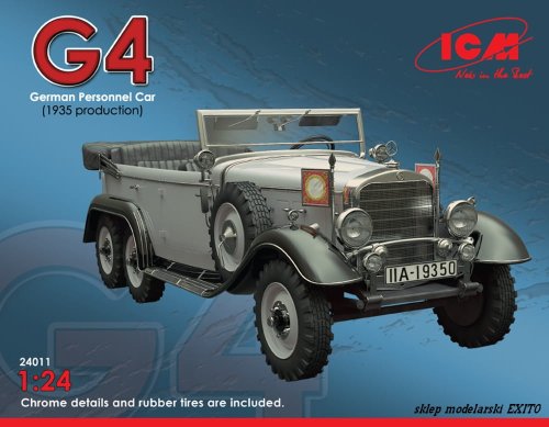 Go to product ICM 24011 - 1:24 Typ G4 WWII German Personnel Car 1935 production