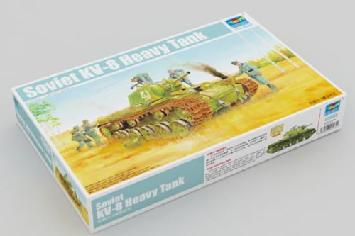 Go to product TRUMPETER 01565 - 1:35 Soviet KV-8 Heavy Tank