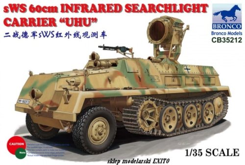 Go to product BRONCO CB 35212 - 1:35 sWS 60cm Infared Searchlight Carrier UHU