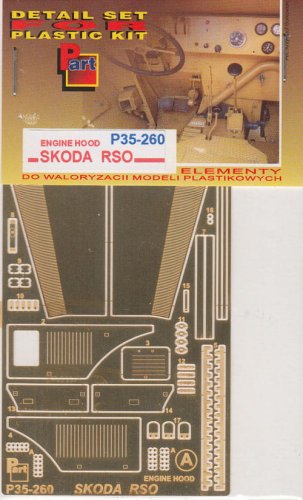 Go to product PART P35260 - 1:35 Skoda RSO - Engine hood