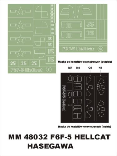 Go to product MONTEX MM48032 - 1:48 F6F-5 Hellcat