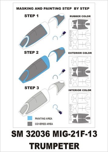 Go to product MONTEX SM32036 - 1:32 MiG-21 F13