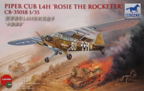 Go to product BRONCO CB 35018 - 1:35 Piper Cub L4H Rosie The Rocketeer