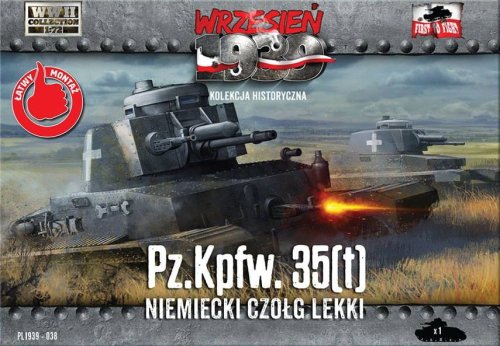 Go to product FIRST TO FIGHT 038 -  September 1939 - 1:72 Pz.Kpfw.35(t)
