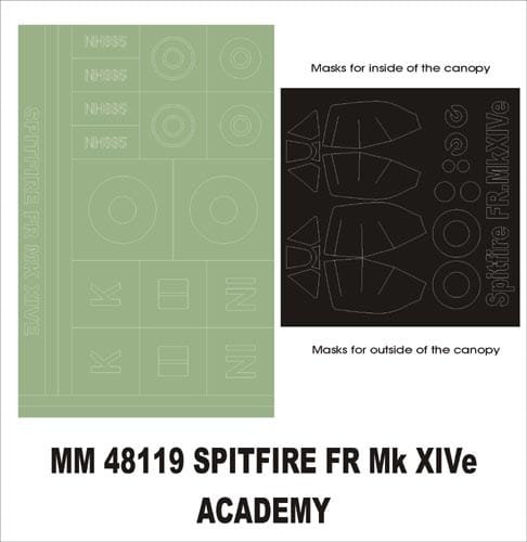 Go to product MONTEX MM48119 - 1:48 Spitfire FR Mk.XIVe