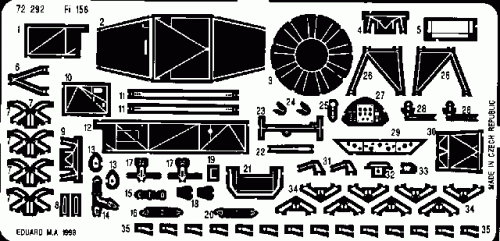 Go to product EDUARD 72292 - 1:72 Fi 156 Storch