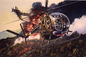 DRAGON 3310 - 1:35 OH-6A Cayuse with Crew