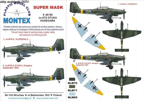 Go to product MONTEX K48185 - 1:48 Ju-87G Stuka