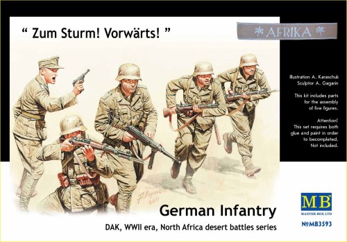 Go to product MASTER BOX 3593 - 1:35 German Infantry DAK North Africa WWII