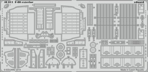 Go to product EDUARD 48811 - 1:48 F-80 exterior
