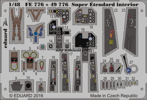 Go to product EDUARD FE776 - 1:48 Super Etendard interior