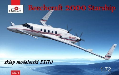 Go to product AMODEL 72273 - 1:72 Beechcraft 2000 Starship N641SE