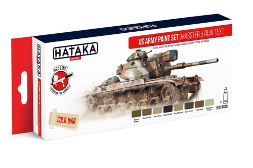 Go to product HATAKA AS99 - US Army Masster&Dualtex paint set