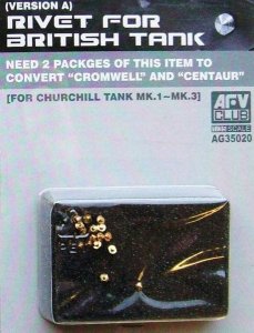 AFV CLUB AG 35020 - 1:35 Rivet for Churchill