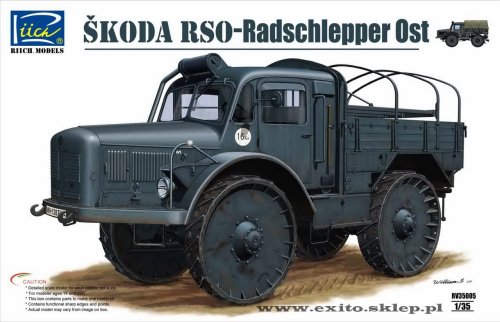 Go to product RIICH MODELS 35005 - 1:35 Skoda RSO - Radschlepper Ost
