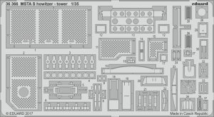 EDUARD 36366 - 1:35 MSTA S howitzer - tower