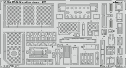 Go to product EDUARD 36366 - 1:35 MSTA S howitzer - tower