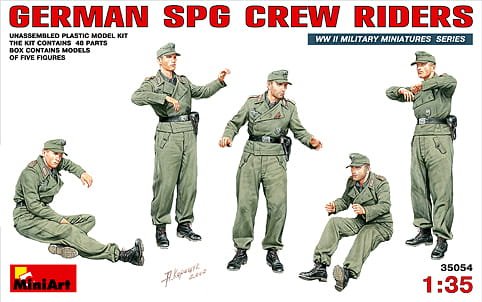 Go to product MINIART 35054 - 1:35 German SPG Crew Riders