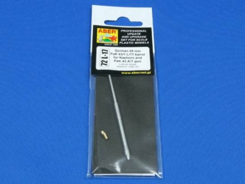 Go to product ABER 72L-17  - 1:72 German 88 mm PaK 43/1 L/71 for Nashorn and PaK 43 A/T gun