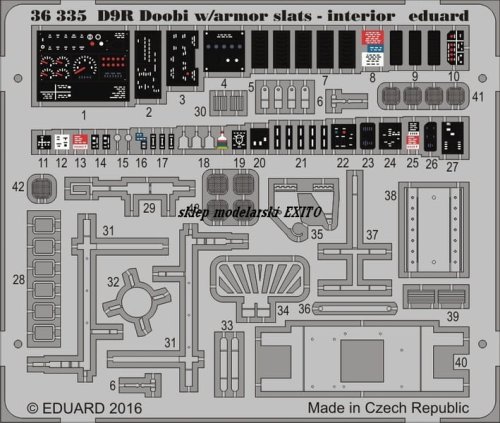 Go to product EDUARD 36335 - 1:35 D9R Doobi w/ armor slats - interior