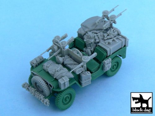 Go to product BLACK DOG T48054 - 1:48 British SAS Jeep Europe 1944