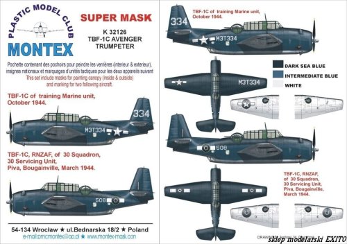 Go to product MONTEX K32126 - 1:32 TBF-1C Avenger