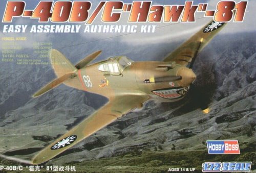 Go to product HOBBY BOSS 80209 - 1:72 P-40B/C Hawk-81