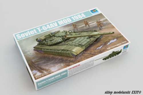 Go to product TRUMPETER 01580 - 1:35 T-64AV mod 1984