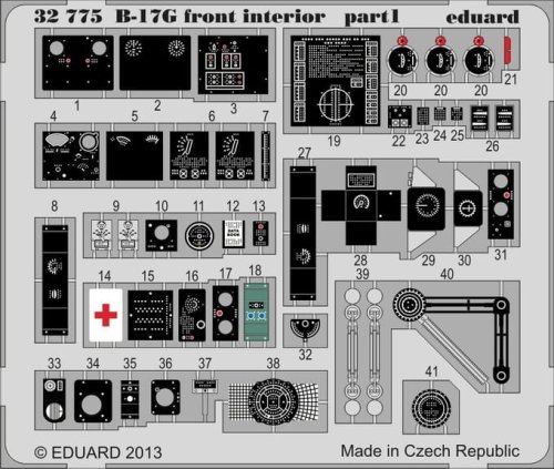 Go to product EDUARD 32775 - 1:32 B-17G front interior S.A.