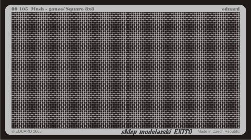 Go to product EDUARD 00105 - Mesh - gauze/ Square 8x8