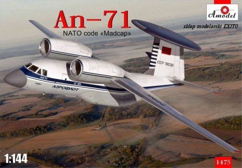 Go to product AMODEL 1475 - 1:144 Antonov An-71 NATO Code Madcap