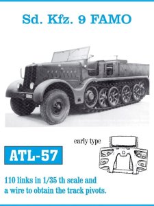 Friulmodel ATL-057 - 1:35 Sd.Kfz.9 FAMO early type metal tracks