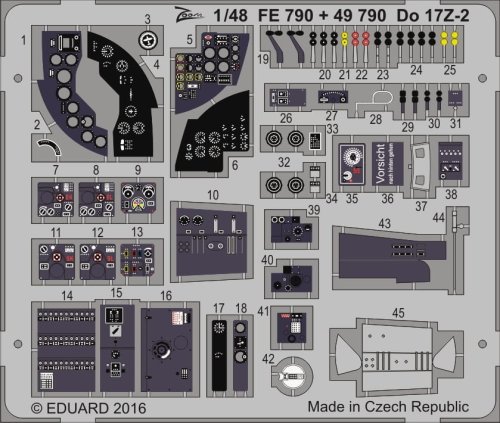 Go to product EDUARD 49790 - 1:48 Do 17Z-2