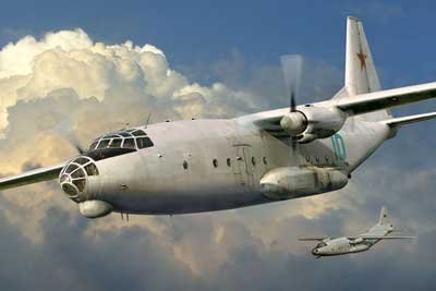 Go to product AMODEL / SOVA 72141-01 - 1:72 Antonov An-8 NATO code CAMP - VSU TG-16