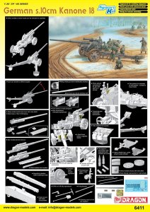 DRAGON 6411 - 1:35 German s.10 Kanone 18