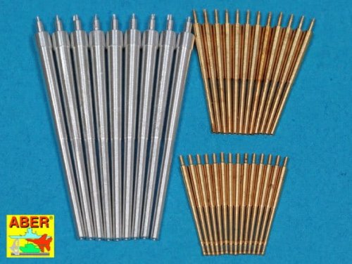 Go to product ABER 1:400L-02  - 1:400 Set of barrels for German Battleship Scharnhorst, Gnieisenau 280mm x 9, 150mm x 12, 105mm x 14