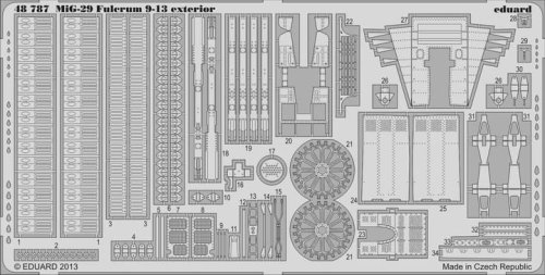 Go to product EDUARD 48787 - 1:48 MiG-29 9-13 exterior