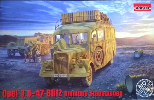 Go to product RODEN 810 - 1:35 Opel 3.6-47 Omnibus Staffwagen