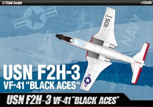 ACADEMY 12548 - 1:72 USN F2H-3 VF-41 Black Aces