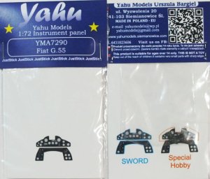 YAHU YMA7290 - 1:72 Fiat G.55 - Instrument Panel