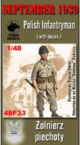 TORO MODEL 48F33 - 1:48 September 1939 Polish Infantryman