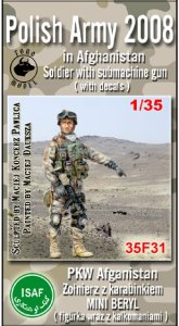 TORO MODEL 35F31 - 1:35 Polish Army in Afghanistan Soldier with submachine gun