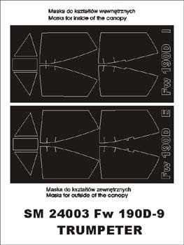 Go to product MONTEX SM24003 - 1:24 Focke Wulf Fw-190 D-9