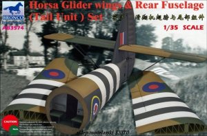 BRONCO AB 3574 - 1:35 Horsa Glider Wings & Rear Fuselage ( Tail Unit ) Set