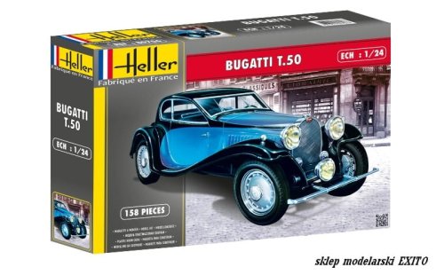 Go to product HELLER 80706 - 1:24 Bugatti T50