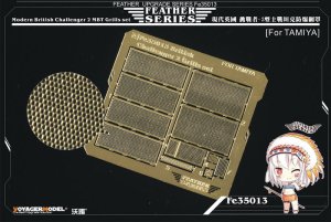 VOYAGER FE35013 - 1:35 Modern British Challenger 2 MBT Grills set