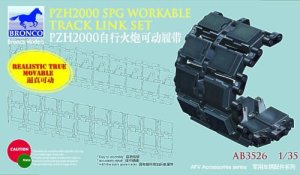 BRONCO AB 3526 - 1:35 German 155mm SPz2000 Workable Track Link Set
